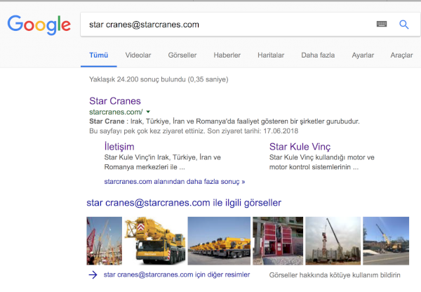 STAR CRANE İnternet Sitesi Yenilendi